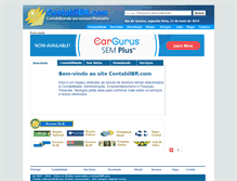 Tablet Screenshot of contabilbr.com